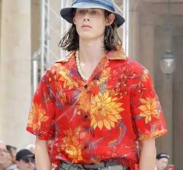 2018春夏男装周：louis vuitton 就要把花衬衫穿得有趣